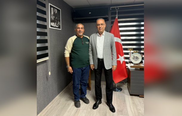 Hibya Haber Ajansı Hatay İl Temsilcisi Zorkun, Başkan Yapar'ı ziyaret etti