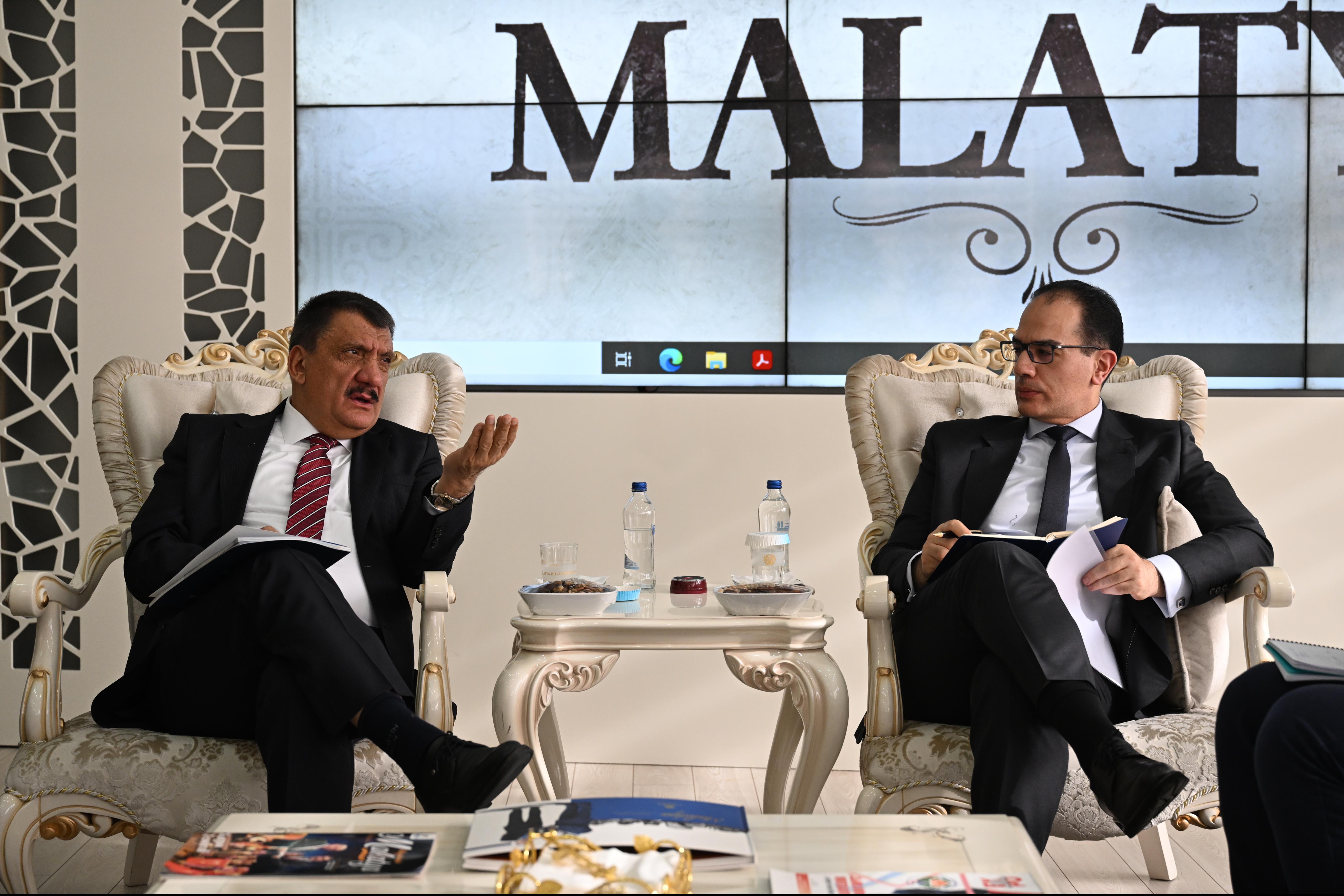 Başkan Gürkan, Fransız heyetini makamında ağırladı
