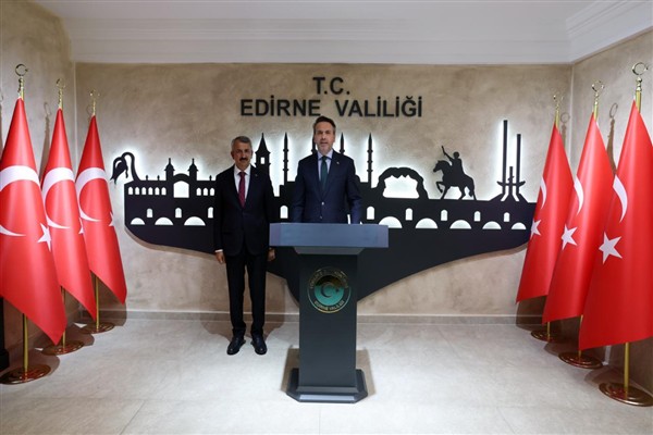 Bakan Bayraktar'dan Edirne Valiliğine ziyaret
