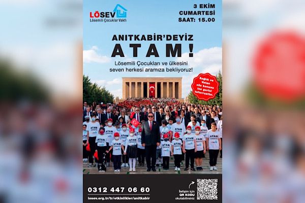 LÖSEV, tüm Türkiye’yi Atatürk’ün huzuruna davet ediyor<