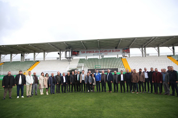 Yenilenen Serik İsmail Ogan Stadı hizmete açıldı<