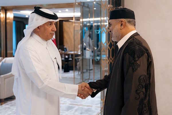 Katar Dışişleri Bakanı, Libya Büyükelçisi’ne veda etti<
