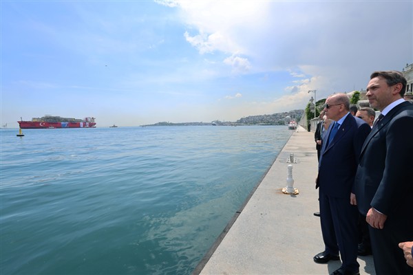 Erdoğan, Osman Gazi'yi Karadeniz Sakarya Gaz Sahası'na uğurladı
