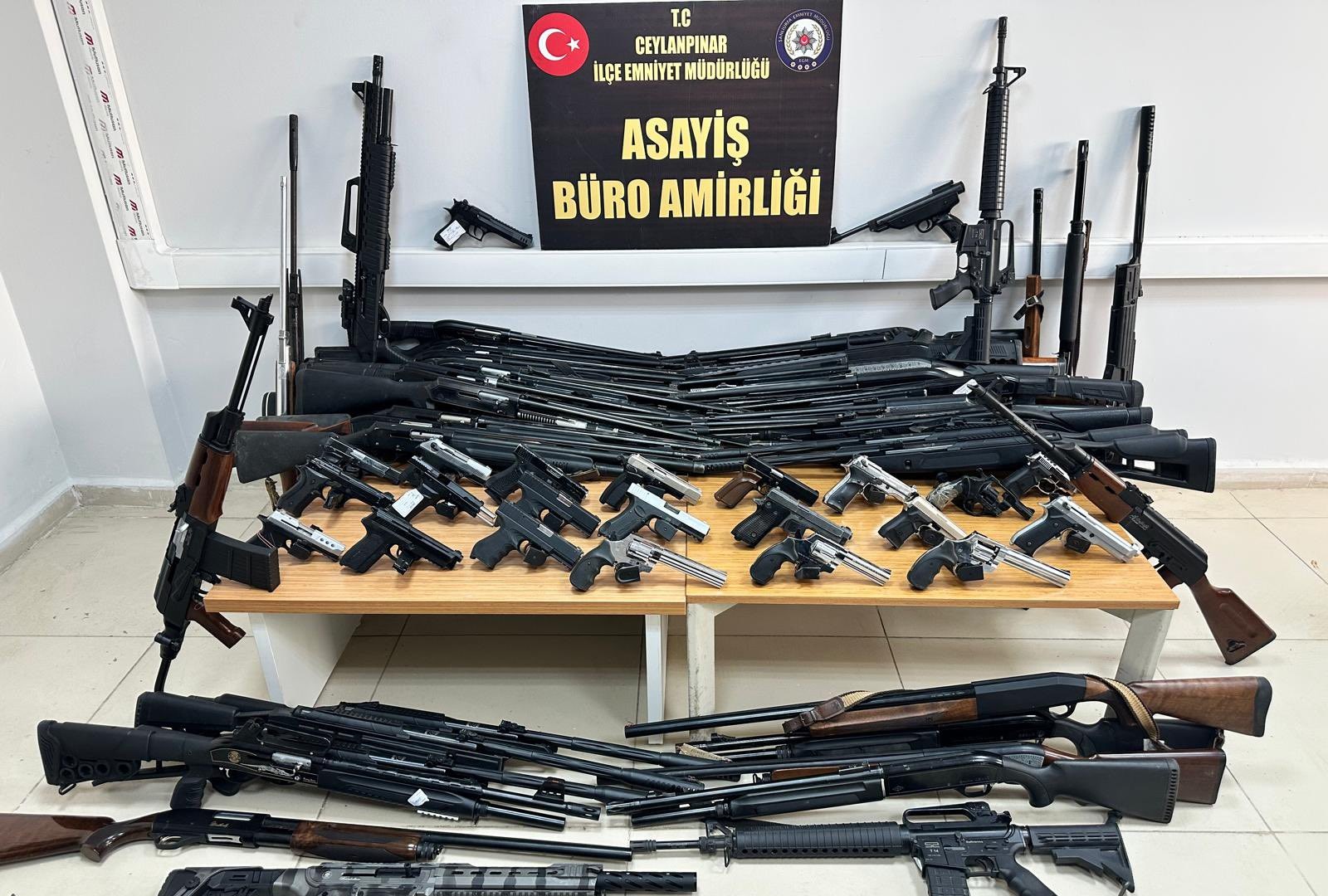 Ceylanpınar’da silah kaçakçılarına yönelik operasyon<