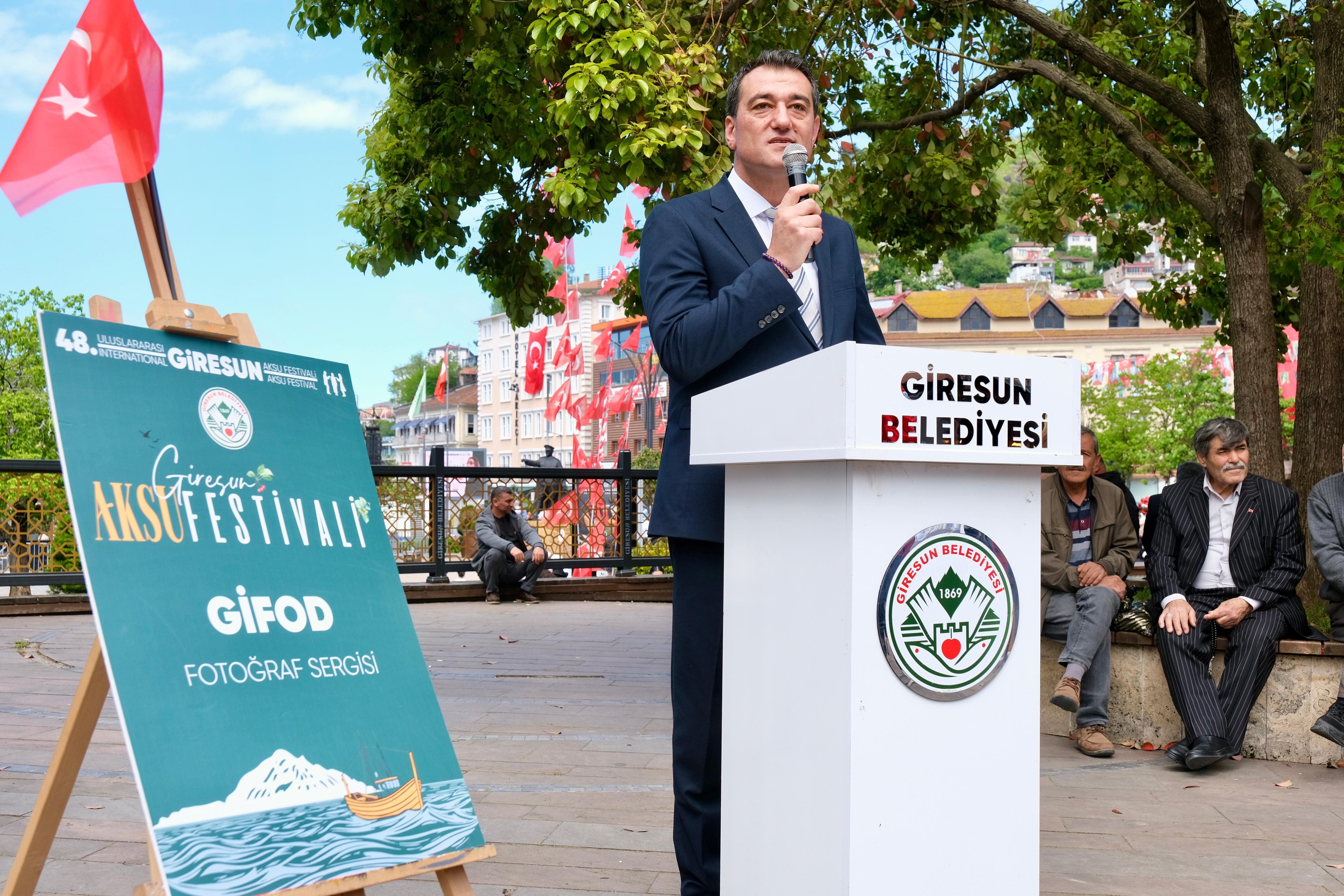 Uluslararası Giresun Aksu Festivali'nde iki sergi açılışı yapıldı<