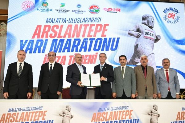 Malatya’da Arslantepe Yarı Maratonu Protokolü imzalandı<