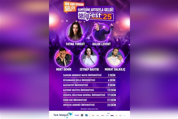 Türk Telekom’un gençlik markası Selfy ‎festival coşkusunu Selfyfest'le kampüslere ‎taşıyor