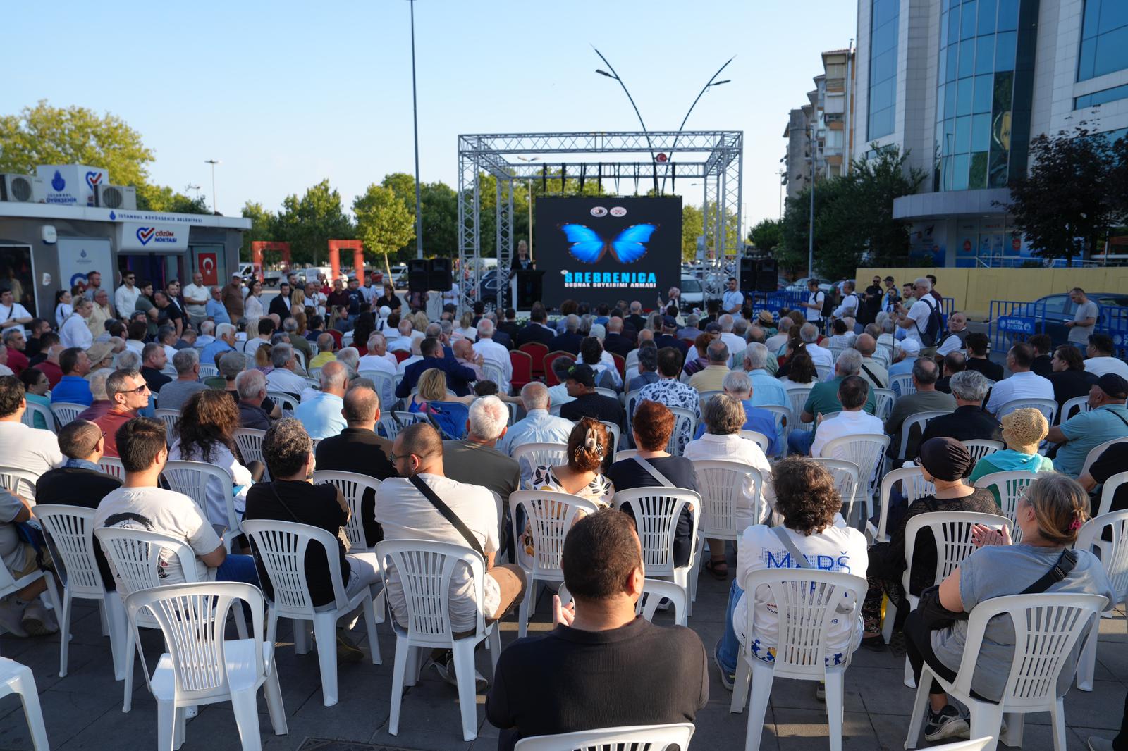 Srebrenitsa Katliamı'nın 30. yılında Kartal'da anma töreni düzenlendi<