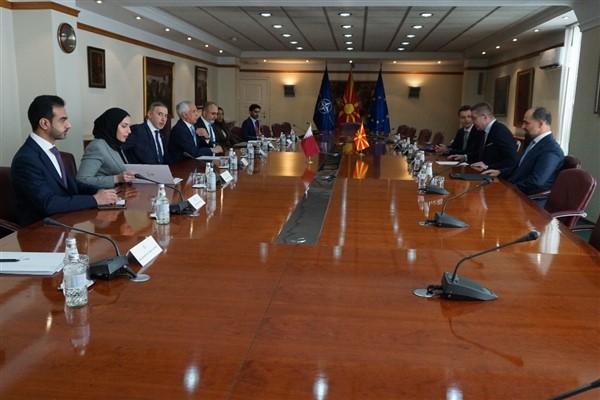 Al Muraikhi'den Kuzey Makedonya'da diplomatik görüşmeler<