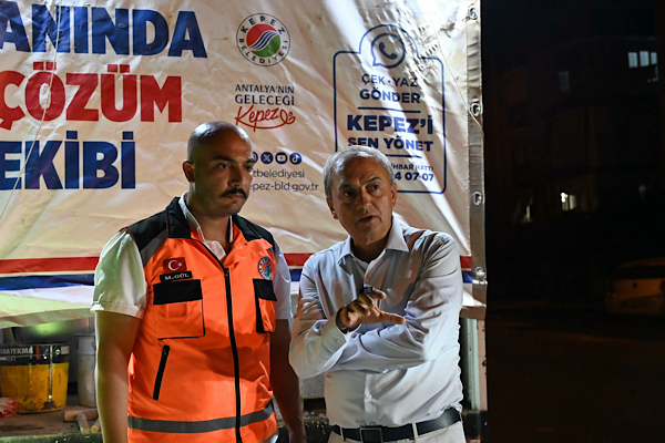 Kepez Belediyesi'nden  “Anında Çözüm Ekibi”