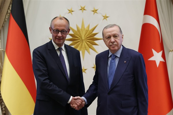 Cumhurbaşkanı Erdoğan, Almanya Şansölyesi Merz'i kabul etti