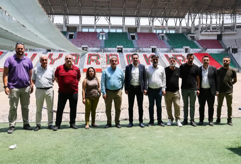 Amedspor yönetimi, Diyarbakır Stadyumu’nu ziyaret etti<