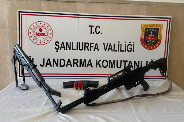 Şanlıurfa’da ruhsatsız silah operasyonu<