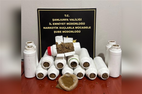 Şanlıurfa’da uyuşturucu operasyonu 