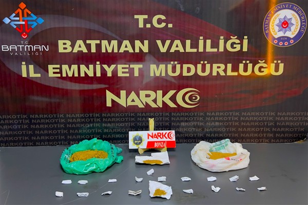 Batman’da uyuşturucu operasyonu 