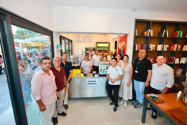 Bodrum Belediyesi'nin ilk emekli kafesi Pinaraltı hizmete açıldı<