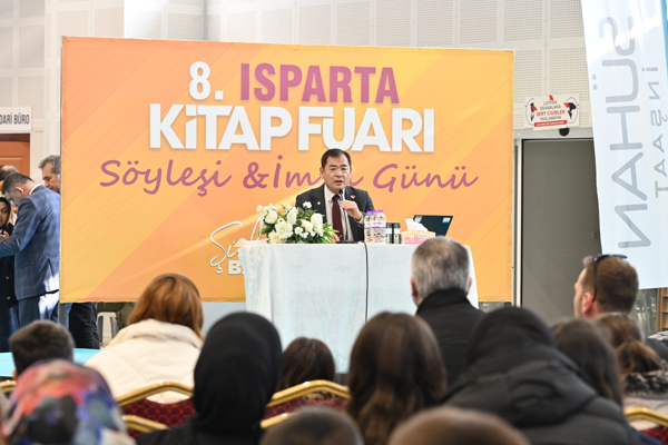 Moriwaki’den Isparta Kitap Fuarı’nda deprem söyleşisi 