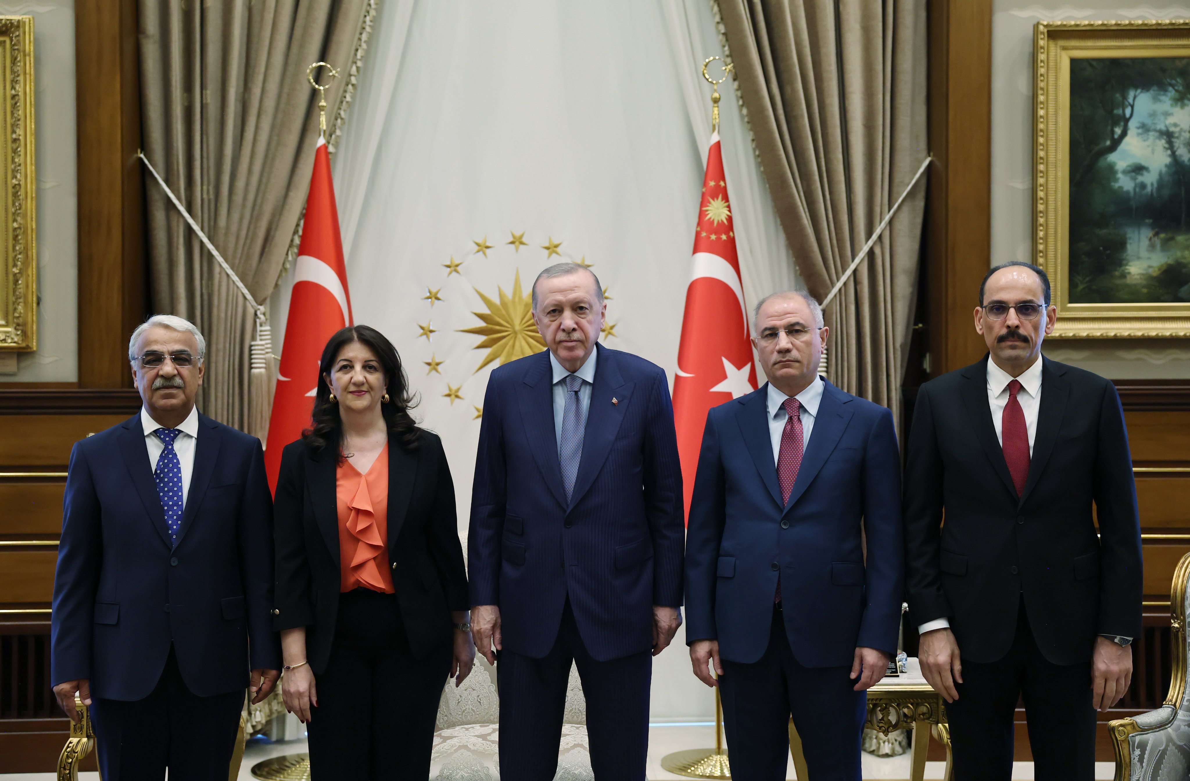 Cumhurbaşkanı Erdoğan, DEM Parti heyetini kabul etti
