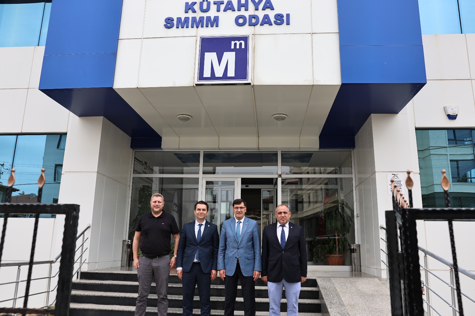 Başkan Kahveci'den SMMMO Yönetimine hayırlı olsun ziyareti 