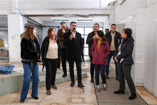 DBB Eş Başkanları, içme suyu altyapı tesislerini inceledi<