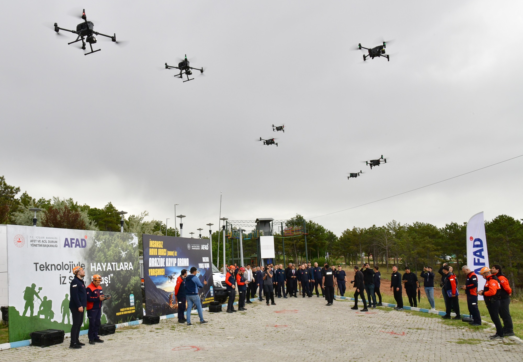 Dron ile Arazide Kayıp Arama Yarışması sona erdi<