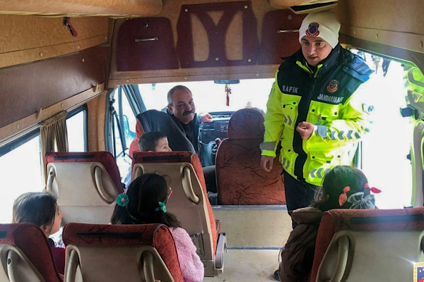 Malatya’da okul servisleri ve okul çevrelerinde denetim<