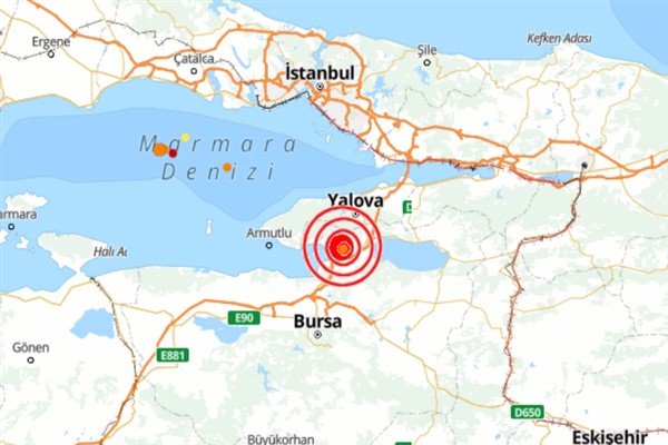Bursa'da deprem