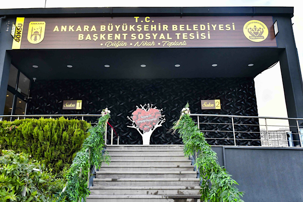 AB'Bden ücretsiz düğün salonu hizmeti