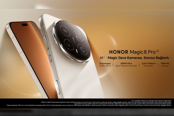 Yapay zeka çağının amiral gemisi: HONOR Magic8 Pro yakında Türkiye’de