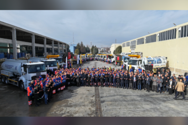 KOSKİ Genel Müdürlüğü araç filosuna kazandırılan 19 yeni aracın tanıtım programı yapıldı<