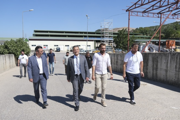 İzmit Belediyesi’nin asfalt plent tesisi projesinde çalışmalar sürüyor