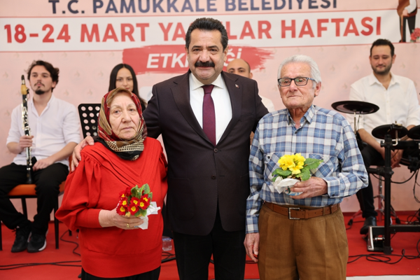 Pamukkale'de Yaşlılar Haftası'nda etkinlik gerçekleştirildi<