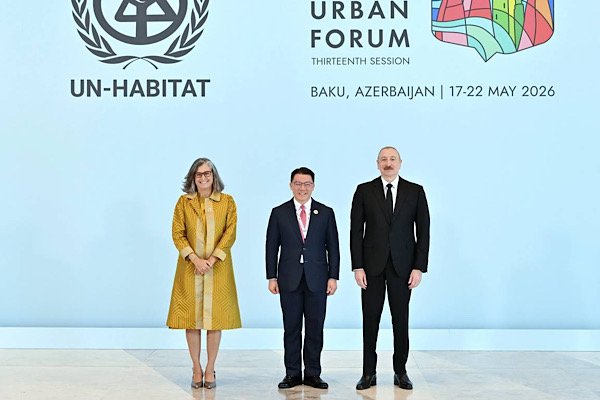 Aliyev, 13. Dünya Şehir Forumu’na katıldı<