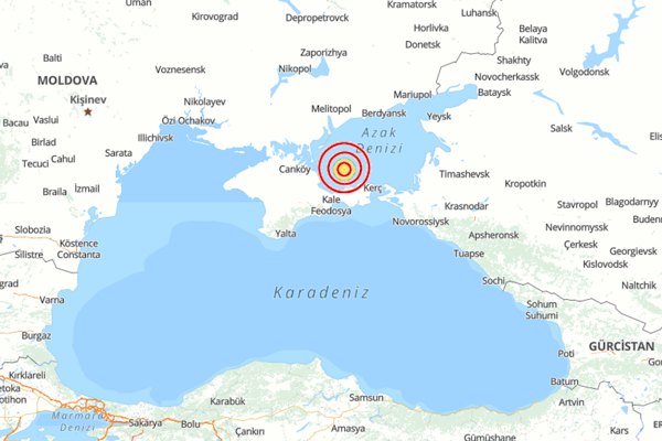 Karadeniz'de 4.9 büyüklüğünde deprem