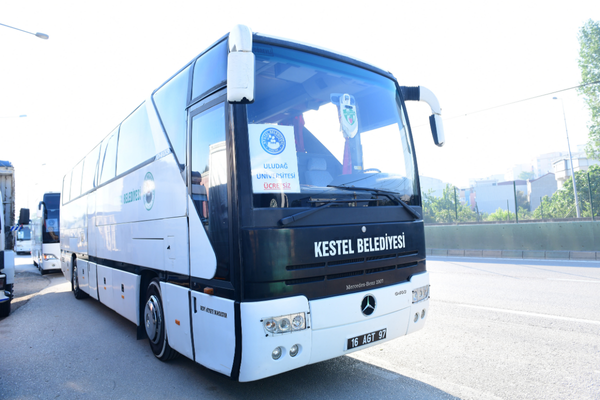 Kestel Belediyesi'nden ücretsiz servis hizmeti