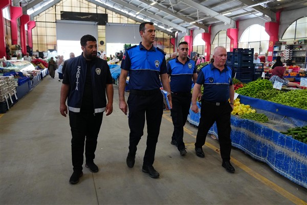 Düzce Pazaryeri’nde denetimler devam ediyor