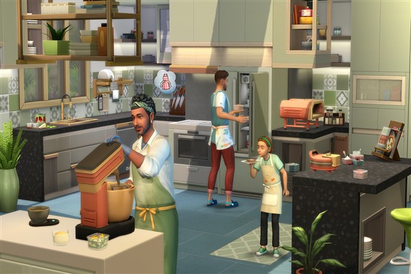 The Sims 4 Home Chef Hustle paketi piyasada