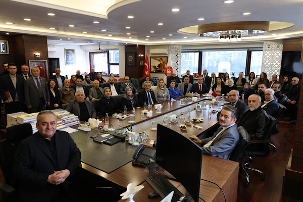 Muhtarlardan Başkan Özarslan’a ziyaret<