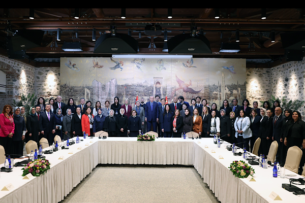 Cumhurbaşkanı Erdoğan, ICAPP Kadın Kolu katılımcılarını kabul etti<