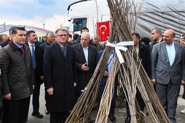 Van Büyükşehir Belediyesi'nden çiftçilere 640 bin meyve fidanı<