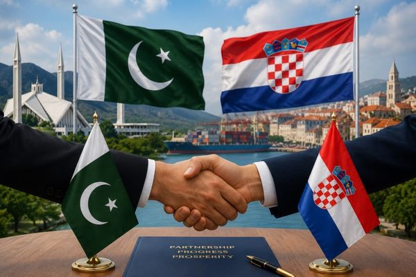 Pakistan ve Hırvatistan, ilişkileri güçlendirme konusunda mutabık kaldı<