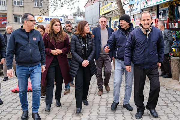 Eşbaşkan Bucak, Ergani’de incelemelerde bulundu