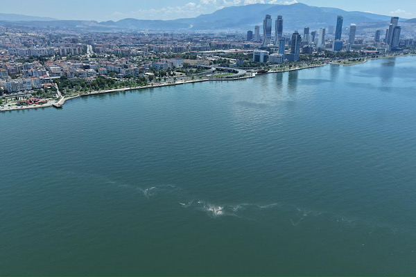 İzmir Körfezi’nde rutin havadan denetimlerde kirlilik belirlendi<