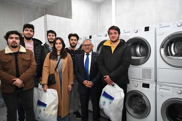Kayseri’de 11 bin öğrenciye ücretsiz çamaşır hizmeti<