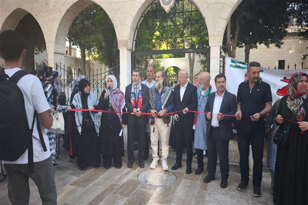 Şanlıurfa'da  “Zulmü Fırçala”  resim çalışması yapıldı