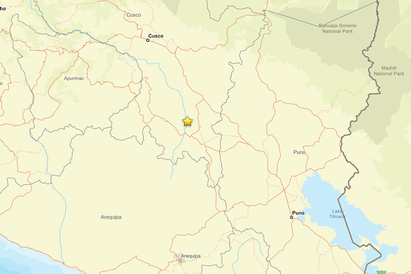 Peru'da deprem<