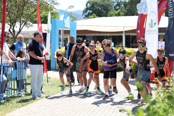 Osmangazi’de duatlon heyecanı: 125 sporcu yarıştı<
