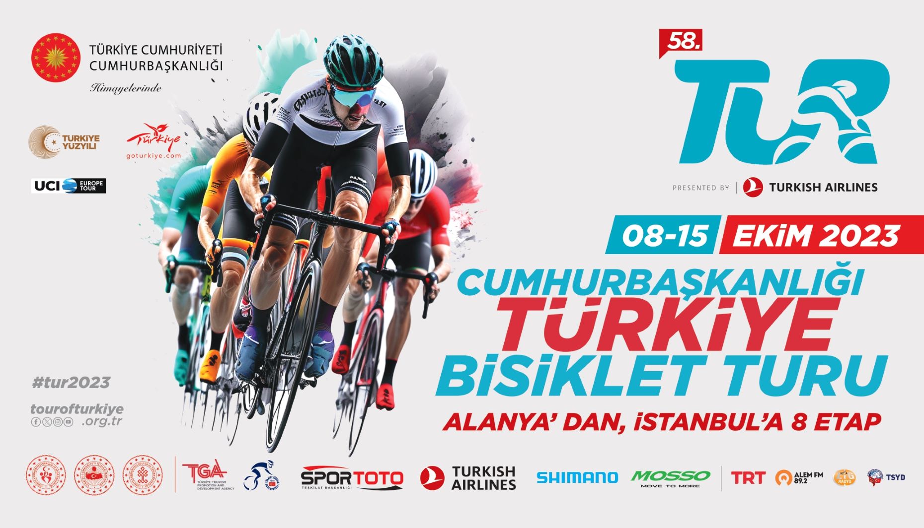 58. Cumhurbaşkanlığı Türkiye Bisiklet Turu için geri sayım başladı