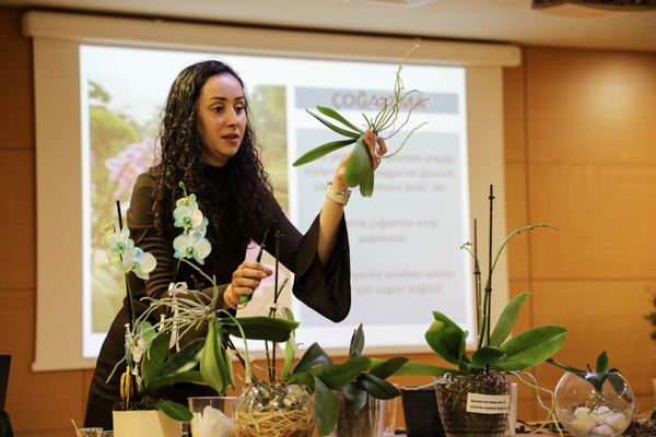 Büyükşehirden orkide bakımı eğitimi