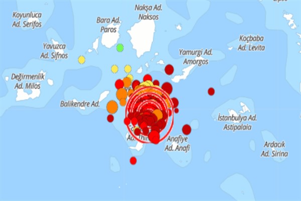 Akdeniz'de deprem